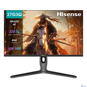 LCD Hisense 27" 27G7Q-PRO {IPS/MiniLED 3840x2160 160Hz 2xHDMI DisplayPort USB-C black}