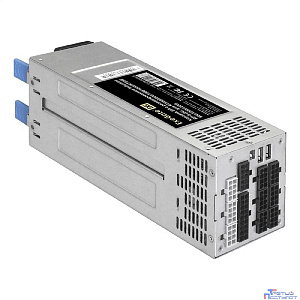 Exegate EX292324RUS Серверный БП с резервированием 2U Redundant 2x1200W ExeGate Industrial-RTS1200 (APFC, КПД 94% (80 PLUS Platinum), 4 cm fan, 24pin, 2x(4+4)pin, 2PCIe, 2SATA, 6IDE, Cable Management)