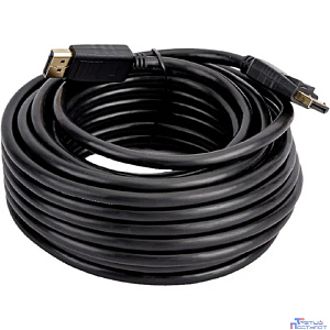 Кабель DisplayPort Cablexpert CC-DP2-10M, v1.2, 10м, 20M/20M, черный, экран, пакет