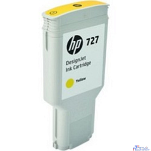 HP F9J78A Картридж HP №727, Yellow {DJ T920/T1500/2500/930/1530/2530 (300ml)}