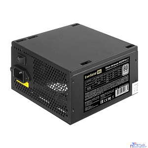 Exegate EX292148RUS Блок питания 400W ExeGate 80 PLUS® 400PPH-LT (ATX, APFC, КПД 82% (80 PLUS), 12cm fan, 24pin, (4+4)pin, PCIe, 5xSATA, 3xIDE, RTL, black)