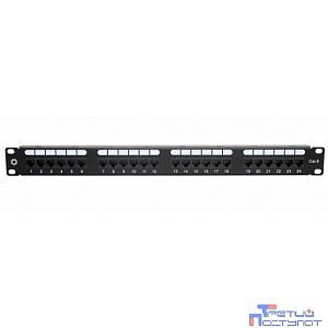 5bites Патч-панель PPU65-22 UTP / 6CAT / 24P / KRONE / 110 / DUAL IDC / 1U / 19"