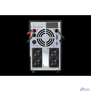ИБП STARK SC 1000 LI {1000ВА/600Вт, Line-Interactive, на пол, 140-300В, 4хЕВРО, Чистый синус, SNMP, AS400, БЕЗ АКБ - внешние батарея х1 9-400Ач}