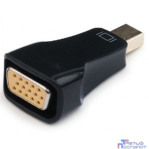 Cablexpert Переходник miniDisplayPort - VGA A-mDPM-VGAF-01, 20M/15F, черный, пакет