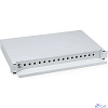 Cabeus ODF-19-16-ST Кросс бокс оптический 19" на 16 ST(FC) со сплайс-кассетой, выдвижной (без пигтейлов и проходных адаптеров)