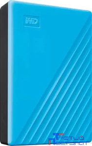 WD Portable HDD 5TB USB 3.0 WDBPKJ0050BBL-WESN My Passport 2.5" синий