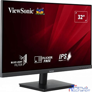 LCD ViewSonic 31.5" VA3209-2K-MHD черный {IPS 2560x1440 75Hz 4ms 16:9 1200:1 250cd 178/178 HDMI DisplayPort M/M 6.9кг}