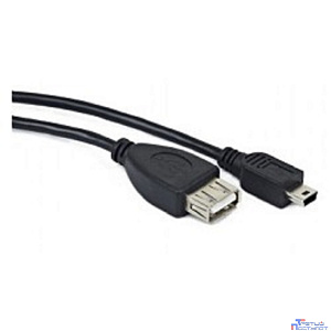 Gembird/Cablexpert  A-OTG-AFBM-002 AF/Mini-BM,  Кабель USB 2.0 OTG , 0.15м, пакет