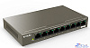 TENDA TEF1109P-8-63W Коммутатор настольный 9-Ports 10/100 Base-TX 8-Ports PoE(PoE бюджет 58W)