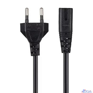 AOpen ACE023-3M Кабель для аудио-видео техники IEC-320-C7, 2-pin 3m ,черный
