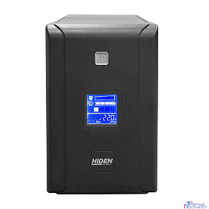 ИБП HIDEN EXPERT ULS2000C 2000ВА/1200Вт {Линейно-интерактивный,4xSchuko+2xIEC C13 LCD, USB,встроенные АКБ 2x12B/9Ач}