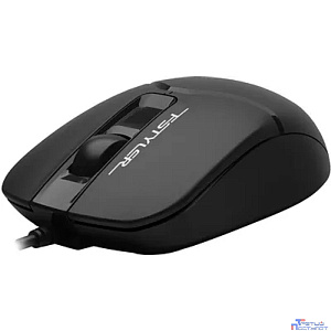 Мышь A4Tech Fstyler FM12S черный оптическая (1200dpi) silent USB (3but)