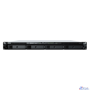 Synology RS822+ Сетевое хранилище (1U,4x3.5"/2.5" HDD, 4-core 2.2 GHz, 2 GB DDR4 ECC SODIMM, 4xGbE LAN)