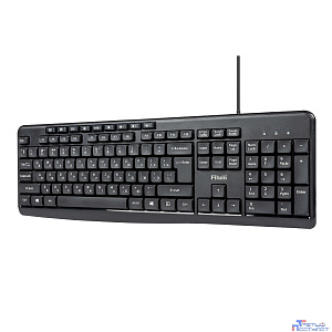 Клавиатура Filum FL-KB10-BK USB 113 кл., мембранная, черная, Windows XP/Vista/7/8/10, MacOS