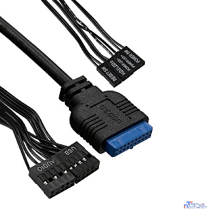 Exegate EX292994RUS Корпус Miditower ExeGate CP-606U-AB350 (ATX, AB350 с вент. 8см, 1*USB+1*USB3.0, аудио)