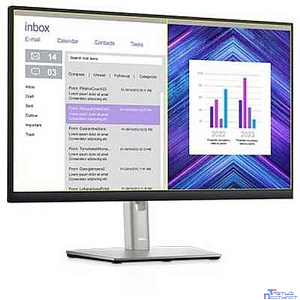 LCD Dell 23.8" P2422H черный {IPS 1920x1080 60Hz 5ms 178/178 250cd 1000:1 8bit(6bit+FRC) D-Sub HDMI1.4 DisplayPort1.2 4xUSB3.2 Pivot VESA} [2422-5175]
