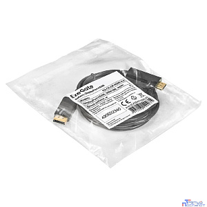 Exegate EX294710RUS Кабель DisplayPort-HDMI ExeGate EX-CC-DP-HDMI-2.0 (20M/19M, 2м, экран)
