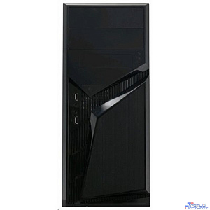 PowerCool S1007BK 450W {Тип: Midi-Tower, цвет: черный, форм-фактор: ATX, mATX, блок питания: 450 Вт, вентилятор: 120 мм, размеры: 175 x 407 x 362 мм, дополнительно: USB x2, наушники, микрофон}