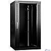 CABEUS SH-05F-22U60/45-R-BK ШКАФ ТЕЛЕКОММУНИКАЦИОННЫЙ НАСТЕННЫЙ РАЗОБРАННЫЙ 19" 22U 600X450X1082MM (ШХГХВ) ДВЕРЬ СТЕКЛО, ЦВЕТ ЧЕРНЫЙ (RAL 9004)