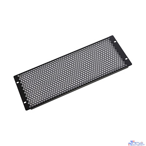 ЦМО Фальшпанель в шкаф 19" 4U перфорированная, цвет черный(ФП-4.4-9005)