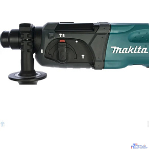 Makita HR2470 Перфоратор SDS+ [HR2470] {780Вт,3реж,2.7Дж,0-4500у\м,2.6кг,чем,зашита уг щеток от пыли}
