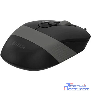 Мышь компьютерная A4Tech Fstyler FM10ST серый 1600dpi silent USB/4but