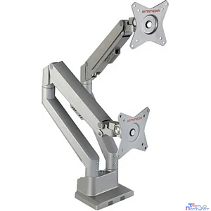 Arm Media LCD-T36 silver 17"-34" макс.2-1-9 кг настольный поворот и наклон верт.перемещ.