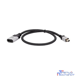 VCOM <CG685F-0.5> Кабель удлинительный miniDP/DP  v1.4, 8K@60Hz, 0.5m, медь