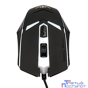 Мышь MOG-02U Nakatomi Gaming mouse - игровая, 4 кнопки + ролик, 7-ми цветная подсветка, USB, черная