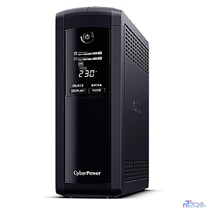 ИБП CyberPower VP1200EILCD {Line-Interactive, Tower, 1200VA/720W USB/RS-232/RJ11/45  (4 + 4 IEC С13), 12В/7,2 Ач х 2}