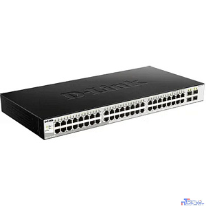D-Link DGS-1210-52/ME/B1A Управляемый L2 коммутатор, 48x1000Base-T, 4x1000Base-X SFP, AC 220В/DC 12В(с возможностью мониторинга статуса питания коммутатора)