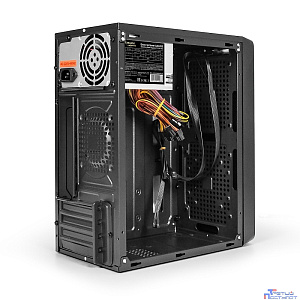 Exegate EX277797RUS Корпус Minitower BAA-103 Black, mATX, <AAA350, 80mm>, 2*USB, Audio