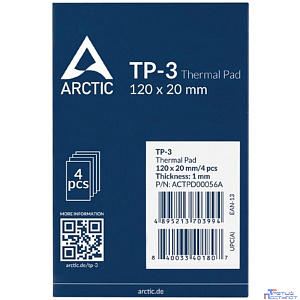 Thermal pad  120x20mm, 1.0mm - 4 Pack TP-3 ACTPD00056A