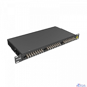 NTSS Кросс 19" NTSS PREMIUM, предсобранный 1U, 10 портов LC/UPC duplex, 50/125 мкм, (сплайс, пигтейлы, кдзс, планки, адаптеры), черный, RAL9005 NTSS-RFOB-PM-1U-10-2LC/U-50-SP1.5G1A-BL