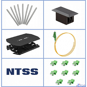 NTSS Кросс NTSS оптический 19'' укомплектованный 2U, 96 портов LC/APC duplex, 9/125 мкм (сплошная панель, сплайс-кассета 6шт, пигтейлы, КДЗС, адаптеры) серый RAL 7035 NTSS-RFOB-2U-96-2LC/A-9-SP1.5G0AY