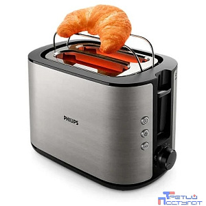 PHILIPS HD2650/90 Тостер , 950Вт, серебристый