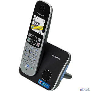 Panasonic KX-TG6811RUB  (черный) {Беспроводной DECT,40 мелодий,телефонный справочник 120 зап.}