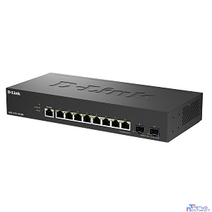 D-Link DGS-1210-10X/ME/C1A Управляемый L2 коммутатор с 8 портами 10/100/1000Base-T и 2 портами 10GBase-X SFP+