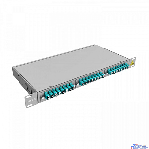 NTSS Кросс 19" NTSS PREMIUM, предсобранный 1U, 6 портов LC/UPC duplex, 50/125 мкм ОМ3, (сплайс, пигтейлы, кдзс, планки, адаптеры) NTSS-RFOB-PM-1U-6-2LC/U-503-SP1.5G1A