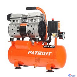 PATRIOT WO 10-120 Компрессор [525306370] {Безмасляный; Мощн.: 0,65 кВт; Напр.230В.Об. дв.: 2850 об/мин; Производ.: 120 л/мин; Объем ресивера: 10 л; Давление: 8 бар}
