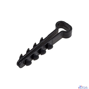 Rexant (07-4609) Дюбель-хомут 5-8мм, прямоугольный, черный (100 шт/уп)