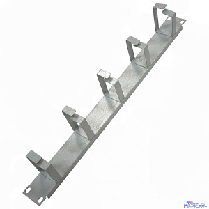 БАСТИОН SKAT TB Org R5/45-G  Кабельный органайзер 19", 5 колец 45 мм, серый (4465)