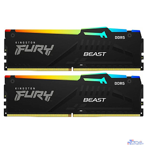 Kingston 32GB 6800MT/s DDR5 CL34 DIMM (Kit of 2) FURY Beast RGB XMP KF568C34BBAK2-32
