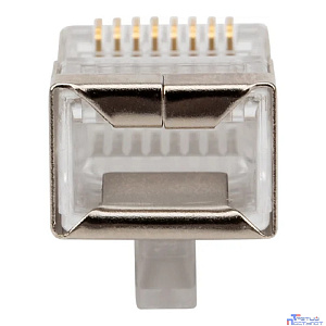 Rexant (06-0082-A10) Разъем сетевой LAN на кабель, штекер 8Р8С (RJ-45), под обжим, в экране, 10шт.