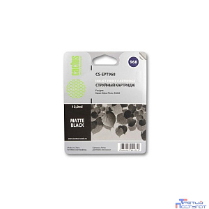 Картридж струйный Cactus CS-EPT968 черный матовый (13мл) для Epson Stylus Photo R2880