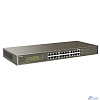 TENDA TEG1124P-24-250W Коммутатор в стойку 24-Ports 10/100/1000 Base-T 24-Ports PoE(PoE бюджет 225W)