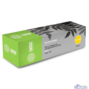 Картридж лазерный Cactus 106R01163 CS-PH7760BK черный бар.в компл. (32000стр.) для Xerox Phaser 7760/7760dn/7760dx/7760dxf