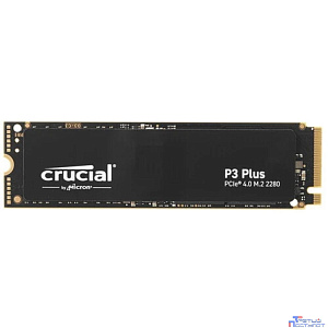 Накопитель SSD M.2 2280 Crucial CT2000P3PSSD8 P3 Plus 2TB PCIe Gen 4 x4 NVME 5000/4200MB/s TBW 440