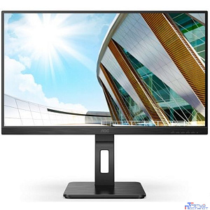 LCD AOC 23.8'' 24P2QM {VA 1920х1080 75Hz 4ms 300cd 178/178 3000:1 D-Sub DVI HDMI DisplatPort USB-C USB Pivot Speakers}