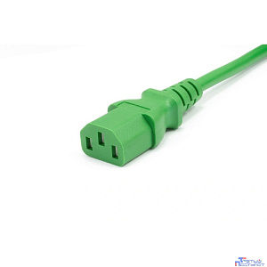 Кабель питания Filum FL-PC-C13/C14-C1-1.8-GR ПВС-АП 3x1.0 С13 - C14, 220/250В, 10А, зеленый, 1.8м	(1070852)